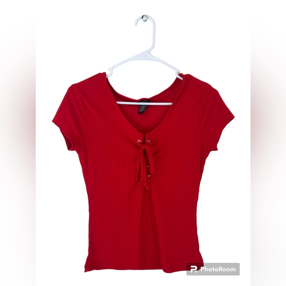 Rue21 Red Polyester T-shirt